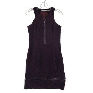 Marc NY Women's Sleeveless  Shift  Knee Length Dress Purple Size 6